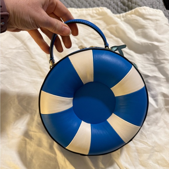 Kate Spade Blue and White Handbag - Picture 3 of 6